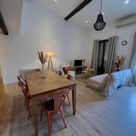 公寓 T4 Proche Centre Et Stade De Rugby 佩皮尼昂